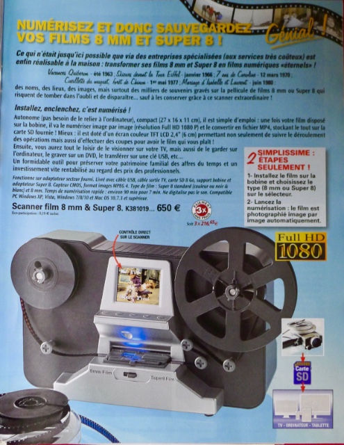 Scanner pour film 8mm et Super 8 - Numérisation de K7 en fichiers vidéo -  LES FORUMS DE MAGAZINEVIDEO
